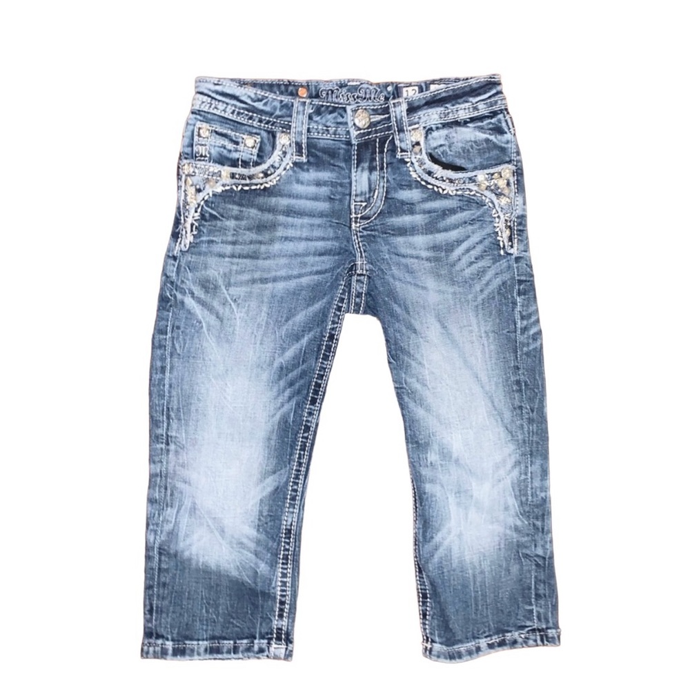MISS ME GIRLS Jeans Capri size 12 - Picture 10 of 11